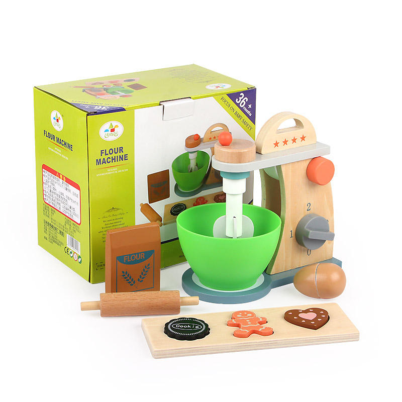 Wooden Flour Machine Toy Set