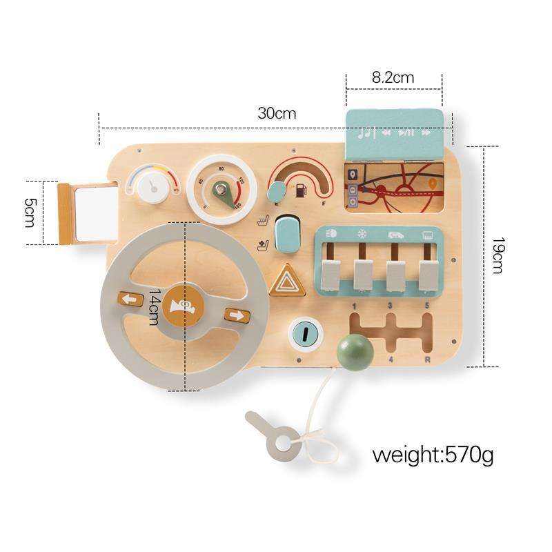 Wooden Driving Car Stimulation Toy
