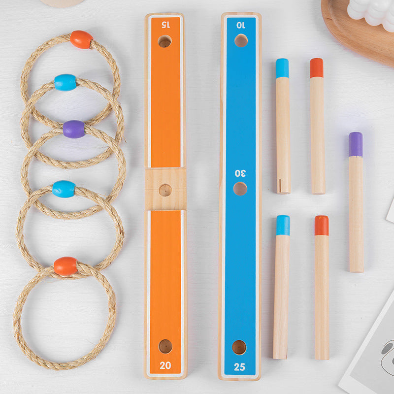 Wooden Ferrule Battle Game – Parent-Child Interactive Toy