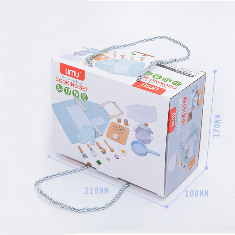 Wooden Food Cooking Kitchenware Set