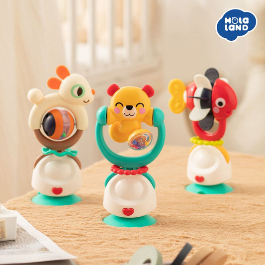 2-in-1 High Chair Toys & Baby Rattle