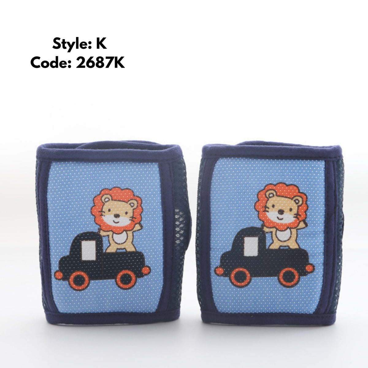 Safety Elastic Knee and Elbow Pads with Padding for Kids Crawling Joints