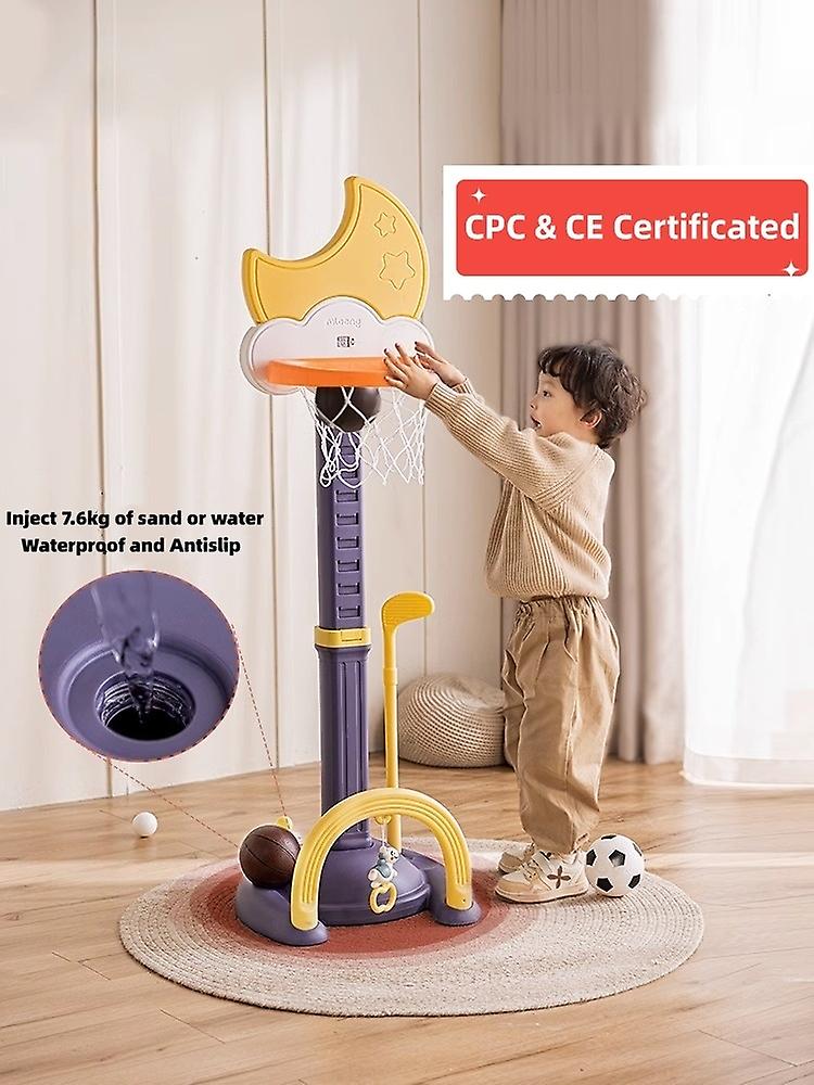 4-in-1  Basketball Hoop, Soccer Goal, Golf Game, and Ring Toss Sports Activity Set