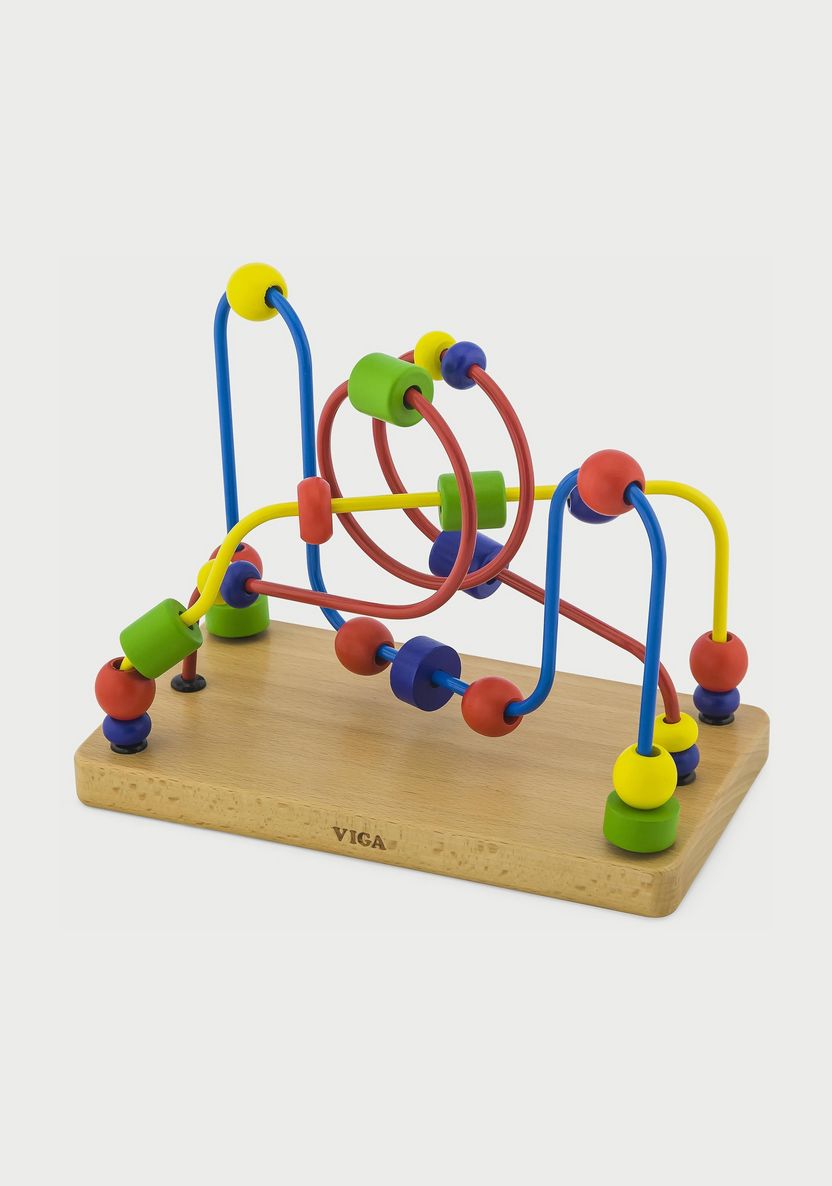 Wooden Wire Beads Maze