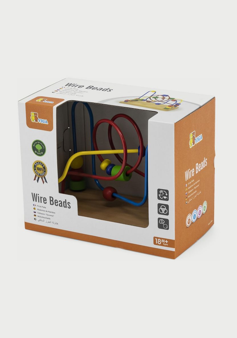 Wooden Wire Beads Maze
