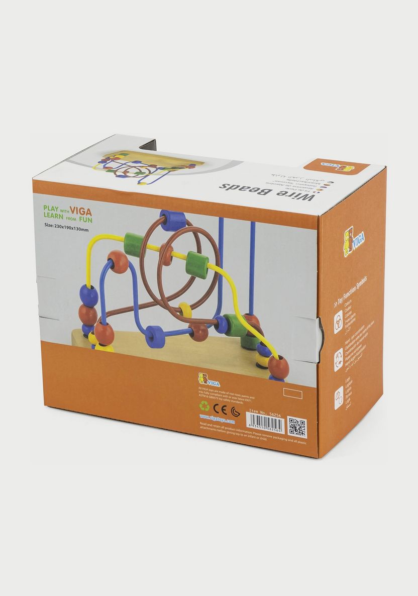 Wooden Wire Beads Maze