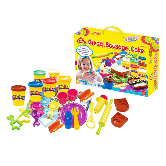 Bread, Sausage, and Cake Dough Playset