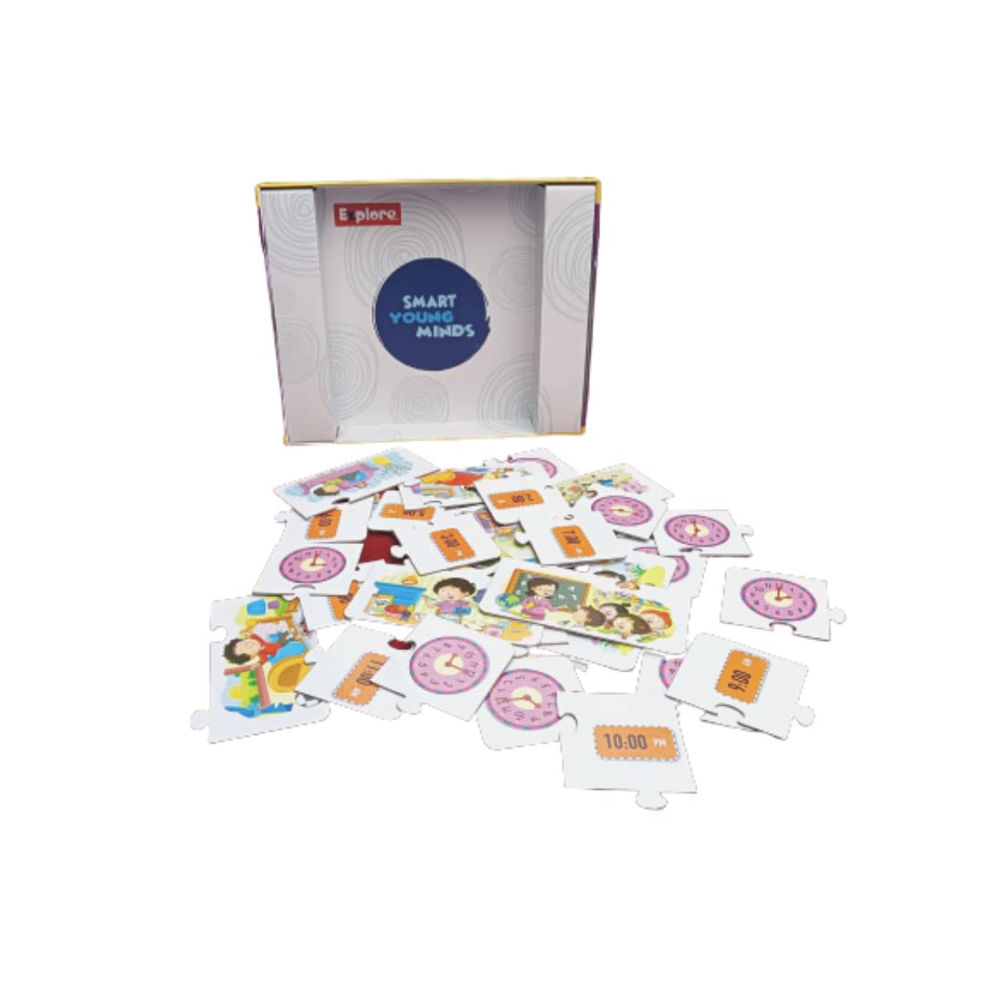 Explore Good Habits Learning Time Puzzle