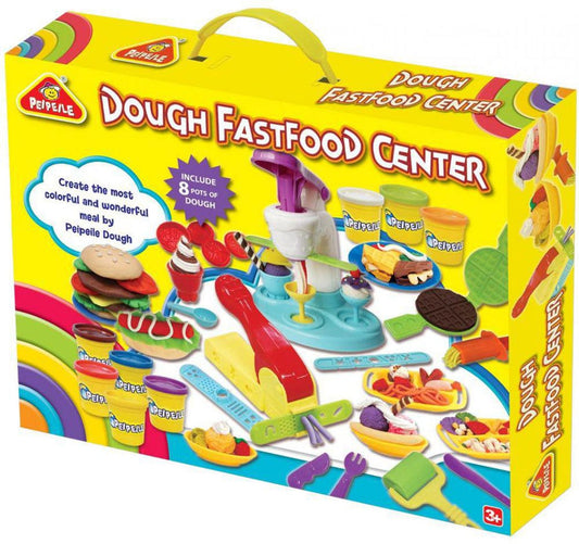 Ice Cream and Fast Food Center Dough Playset