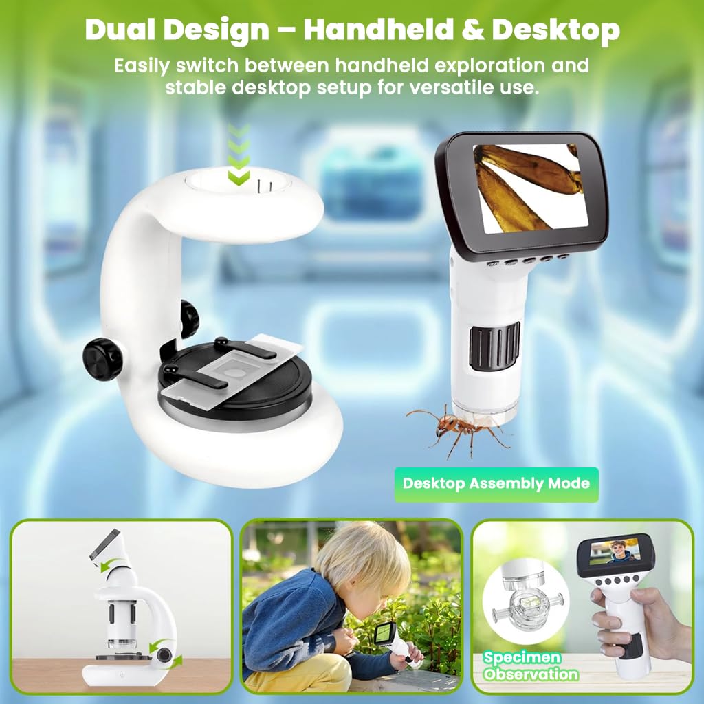 Digital Microscope for Kids & Students