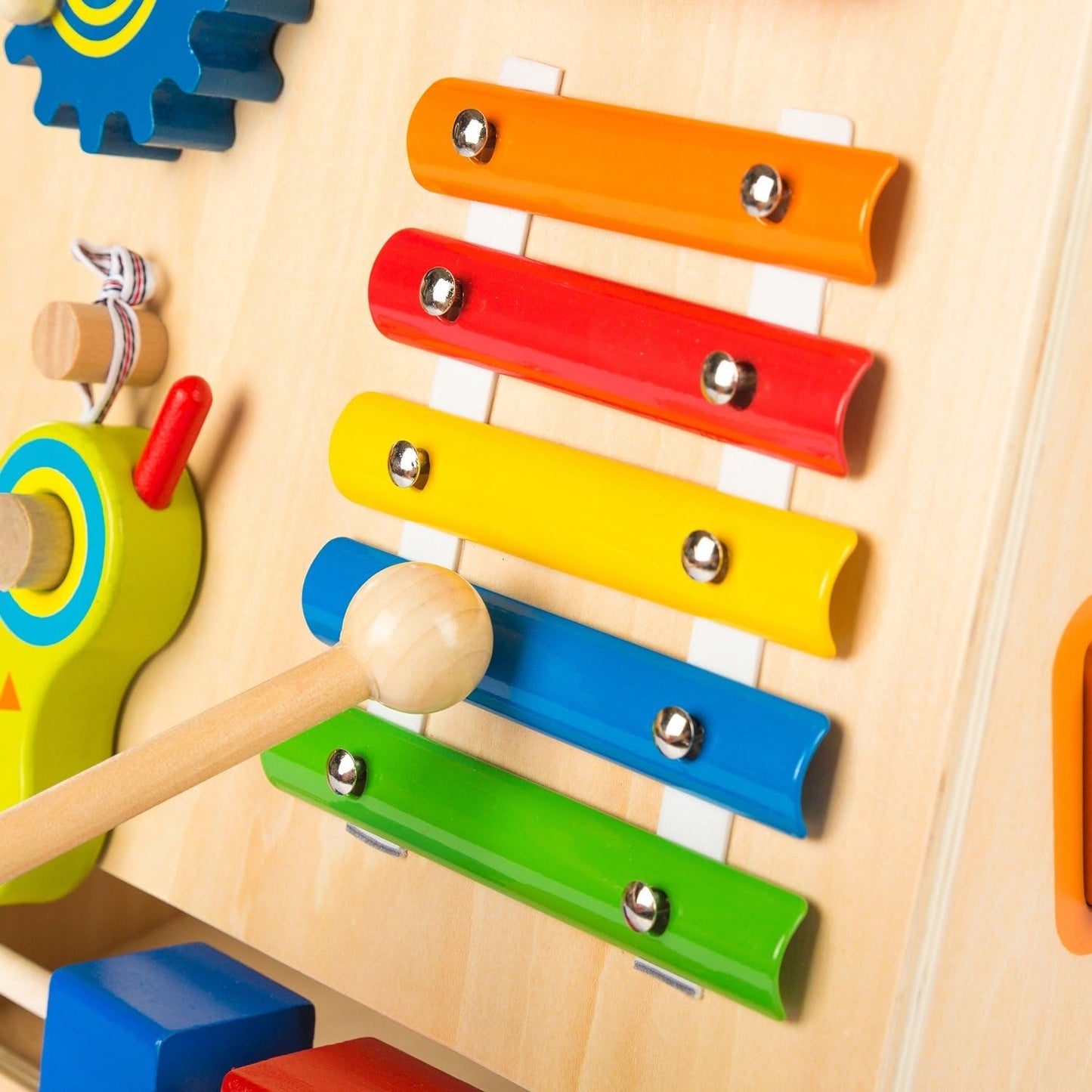 Multifunctional Wooden Activity Baby Walker