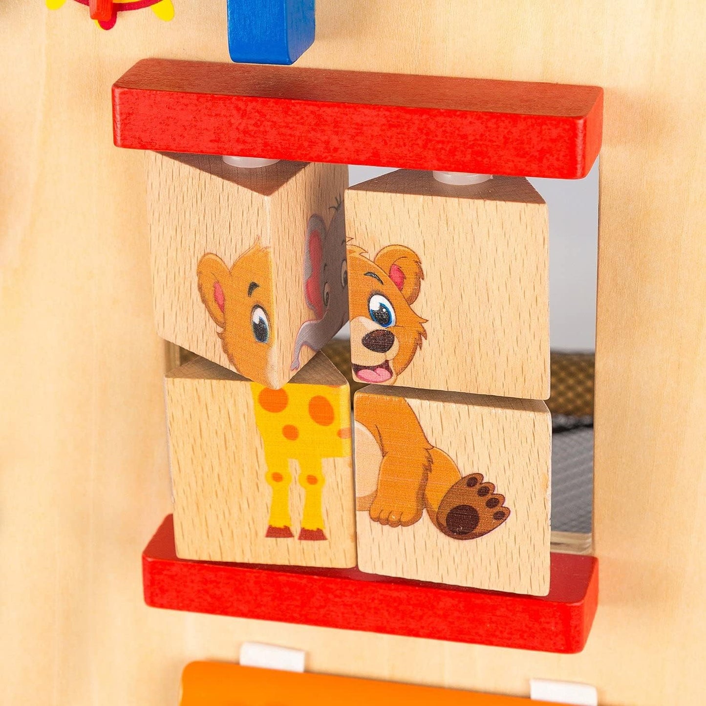 Multifunctional Wooden Activity Baby Walker