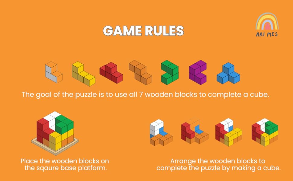 3D Master Wooden Building Blocks