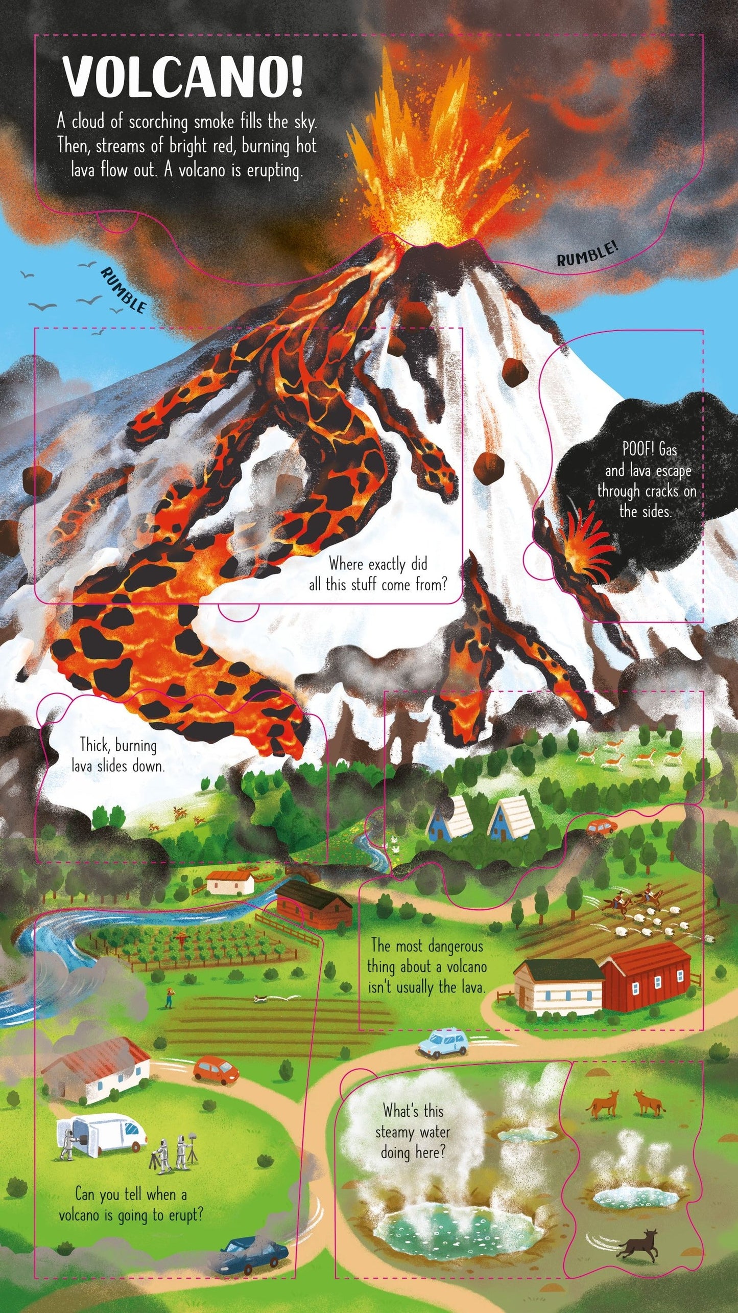 Look Inside Volcanoes and Earthquakes
