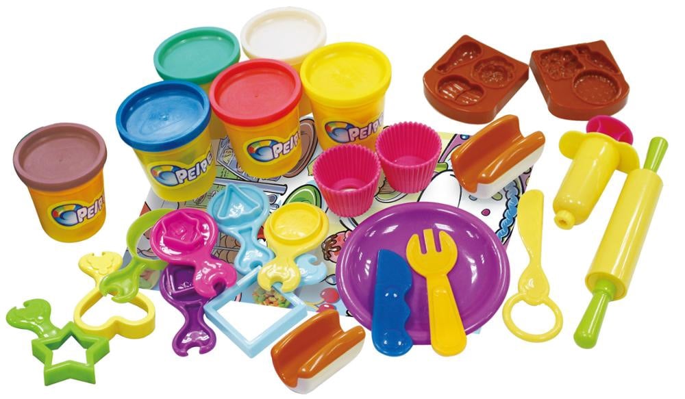 Bread, Sausage, and Cake Dough Playset