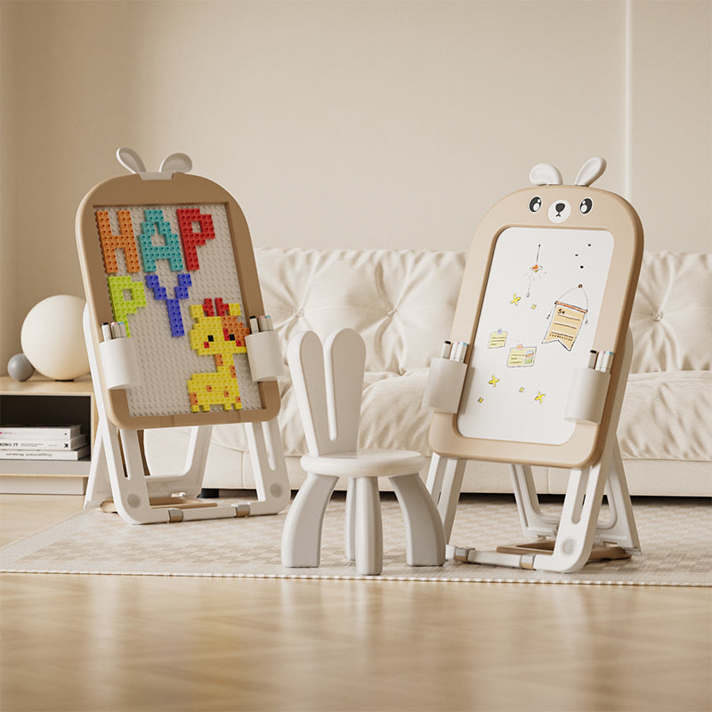 Mini Magnetic Two-sided Foldable Board with a Rabbit Chair