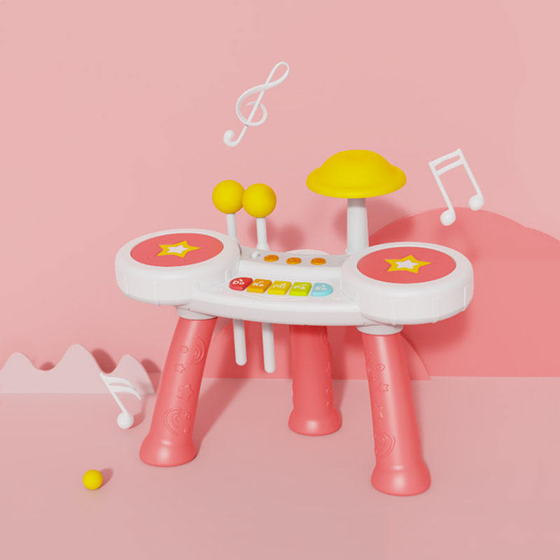 2-in-1 Drum Kit & Piano Set