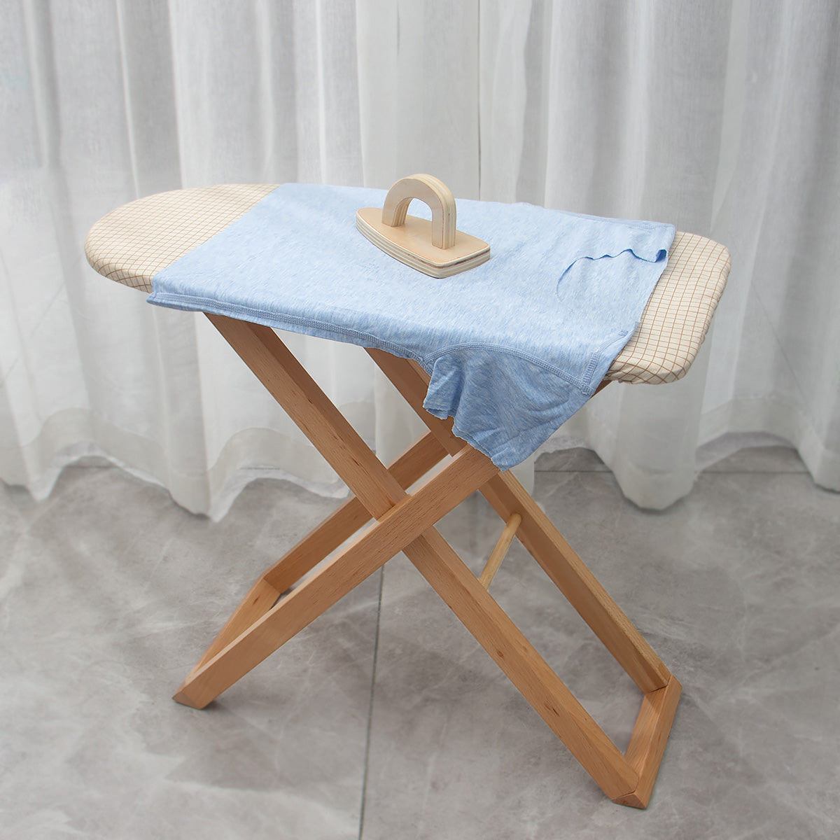 Wooden Hanging Iron Board Toy Set