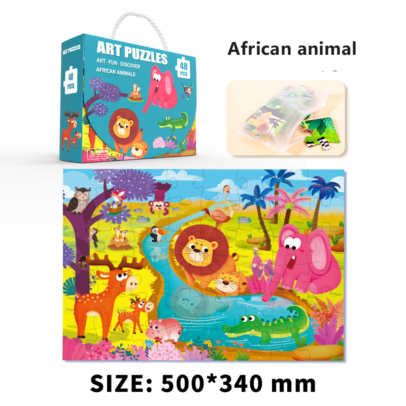 Wooden Jigsaw Puzzle - 24/48/60 PCS