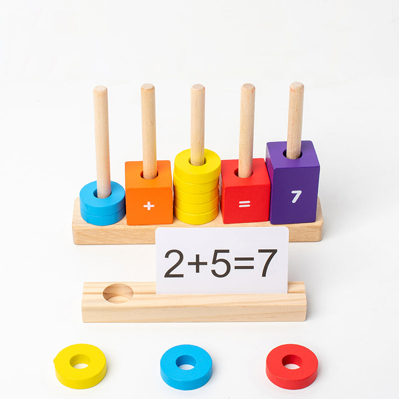 Montessori Learning Blocks – Alphabet & Number Matching Game