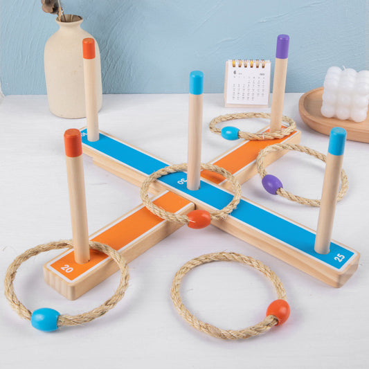 Wooden Ferrule Battle Game –  Parent-Child Interactive Toy