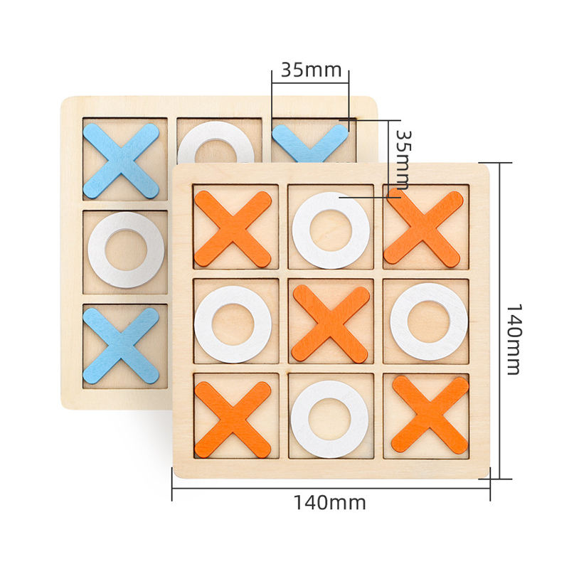 Wooden Tic Tae Toe 'XO' Toy