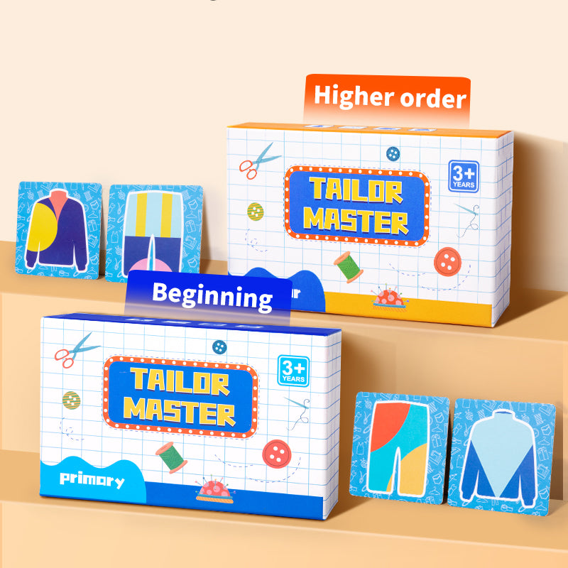 Montessori Tailor Master Game – DIY Color Matching & Dress-Up Learning Toy
