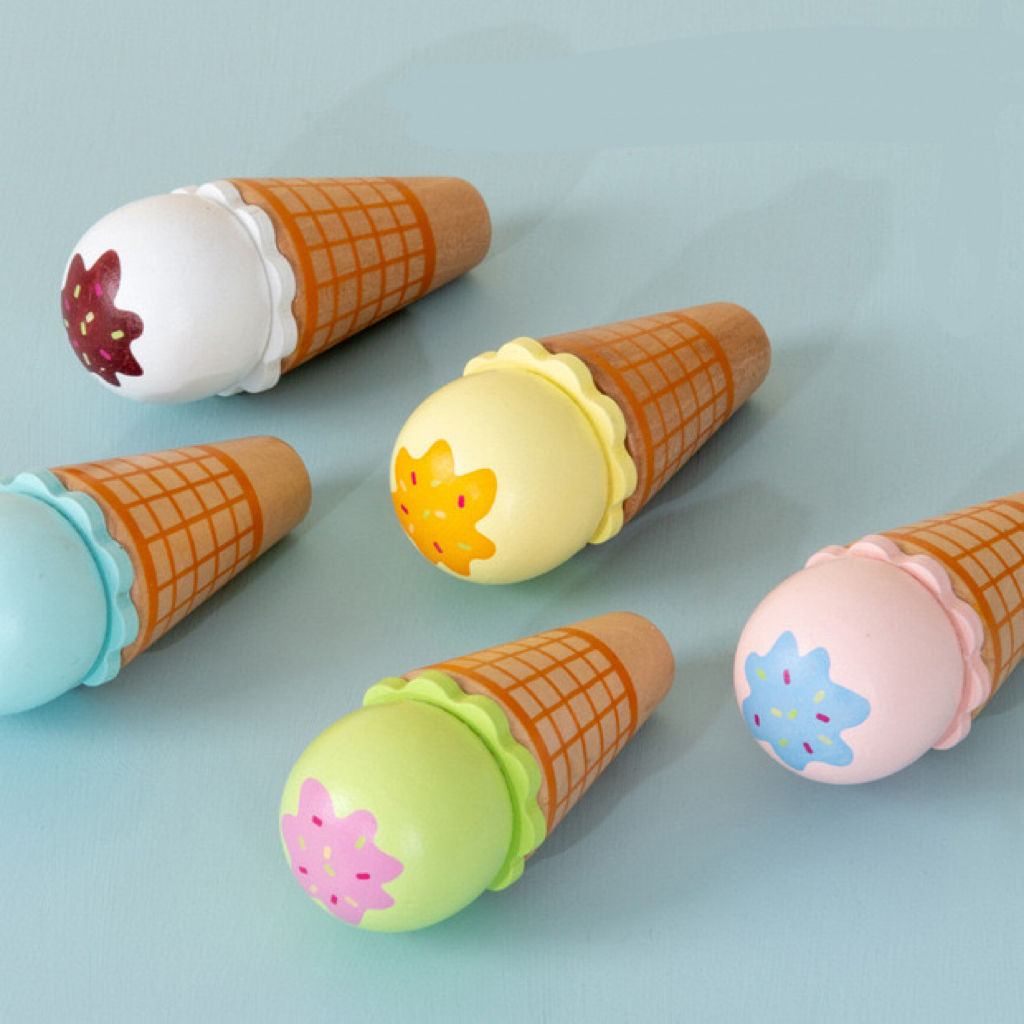 Wooden Ice Cream Shop Toy Set