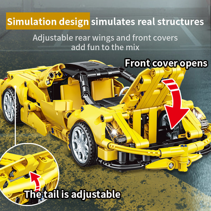 Racing Sport Car Building Blocks Set Vehicle Kit Toy Car