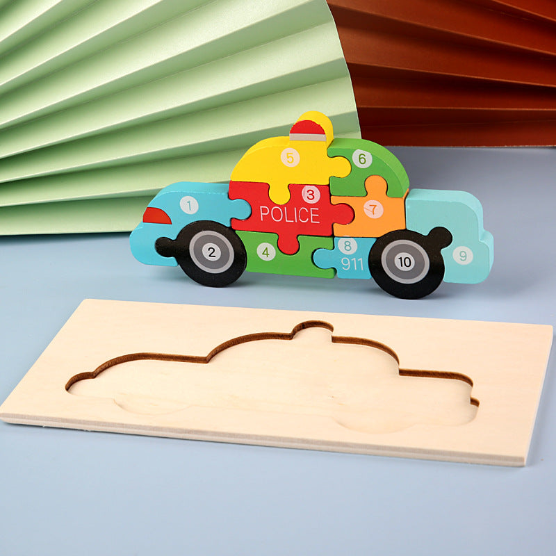 Wooden Montessori Educational 3D Jigsaw Puzzle game