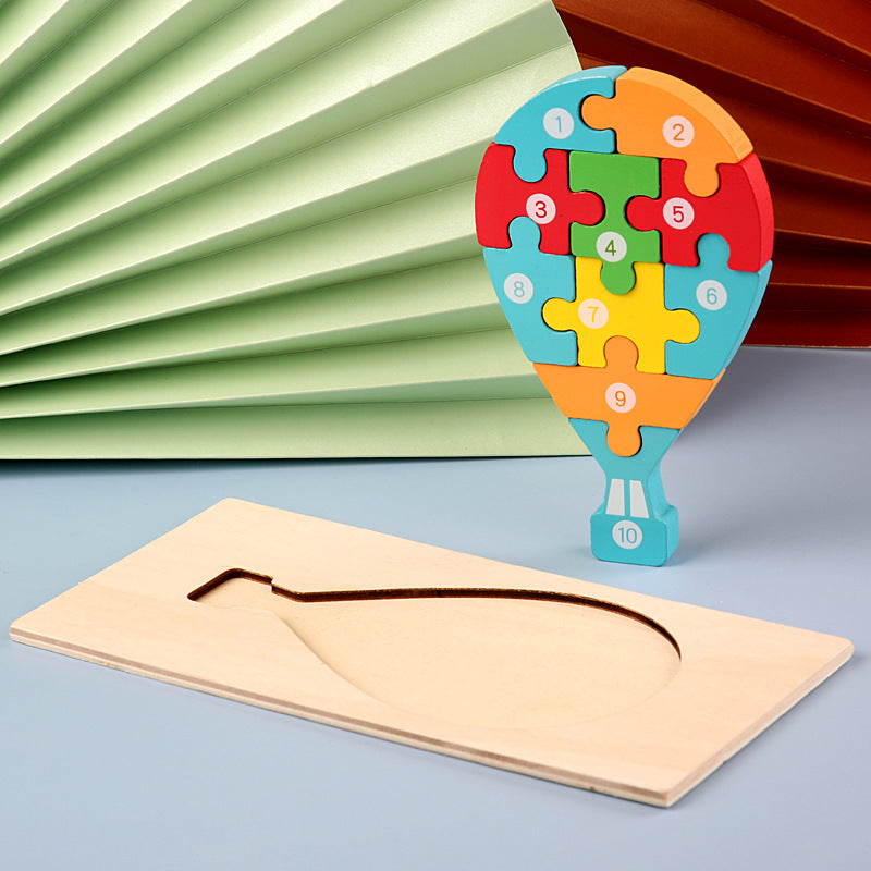 Wooden Montessori Educational 3D Jigsaw Puzzle game