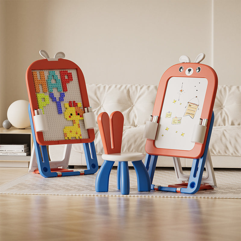 Mini Magnetic Two-sided Foldable Board with a Rabbit Chair
