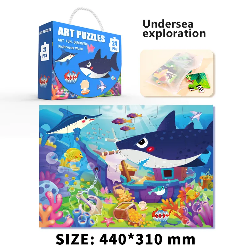 Wooden Jigsaw Puzzle - 24/48/60 PCS