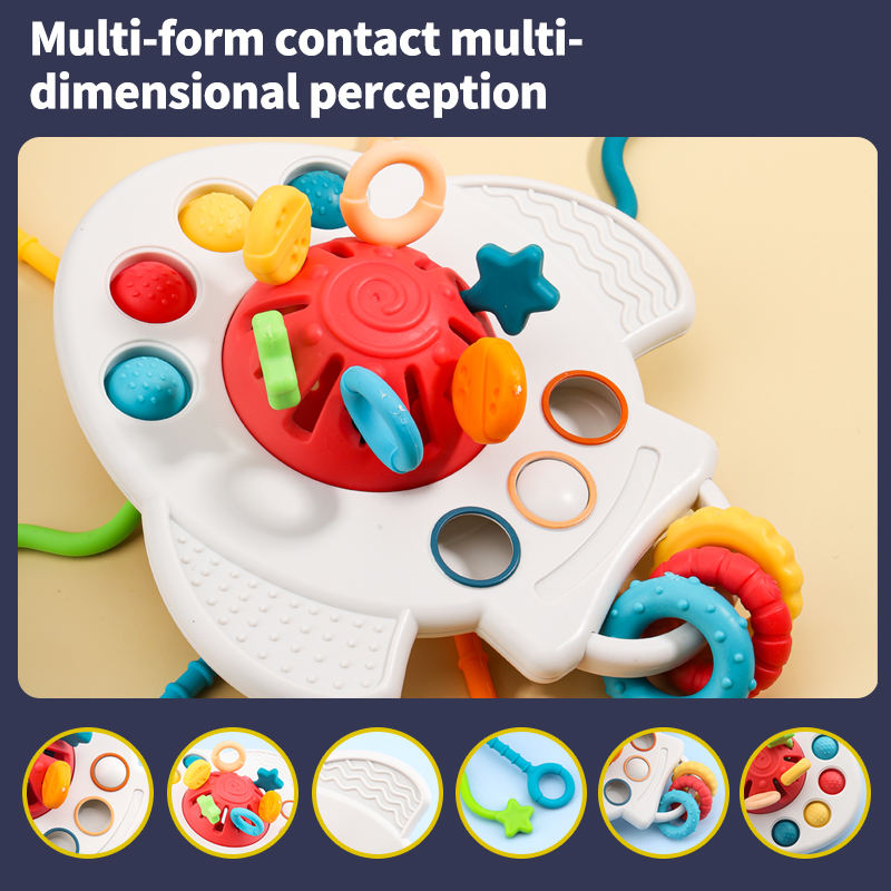 4-in-1 Sensory Pull-String Toy