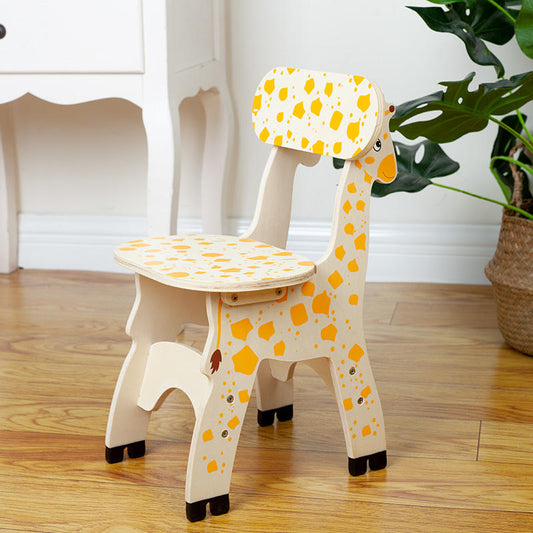 Wooden Giraffe Children's Chair