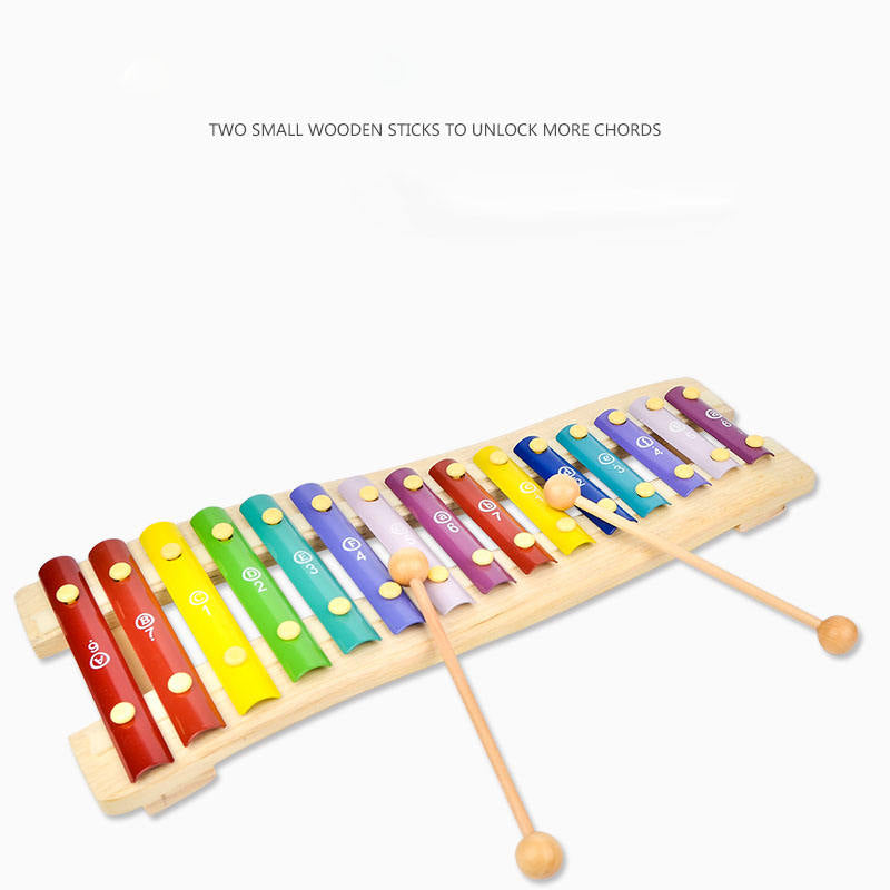 Wooden 15-tone Xylophone Music Toy
