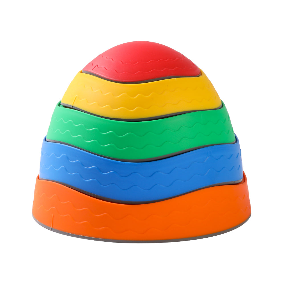 5-Piece Non-Slip Stepping Stones – Balance & Bounce Toys for Toddlers