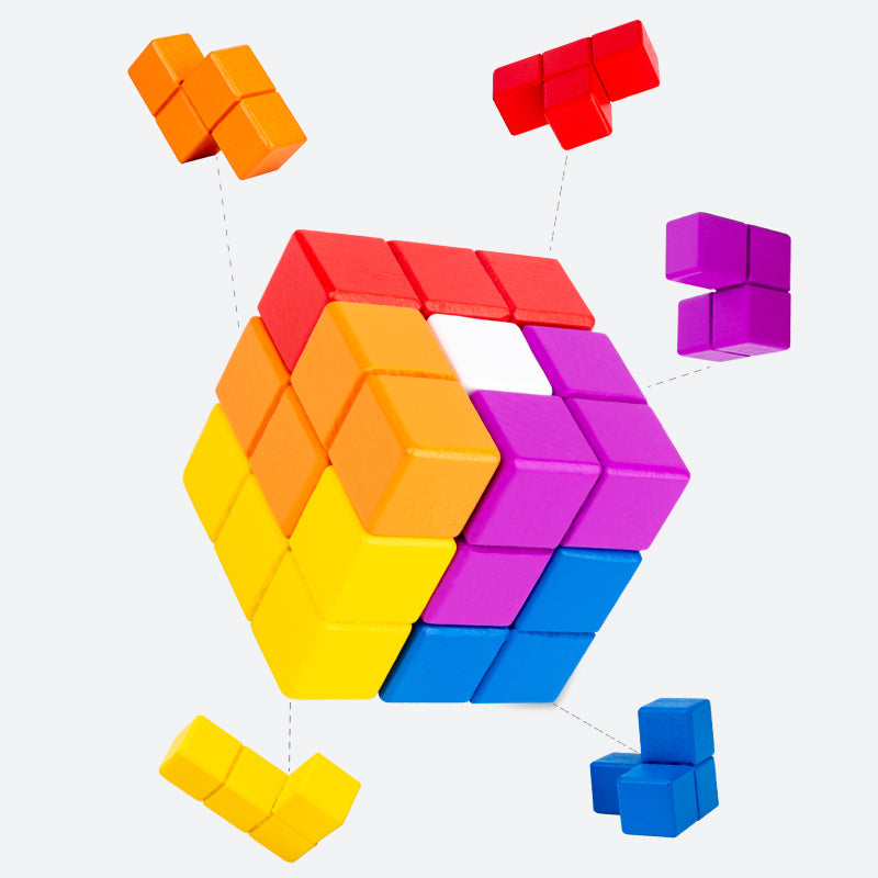 3D Master Wooden Building Blocks