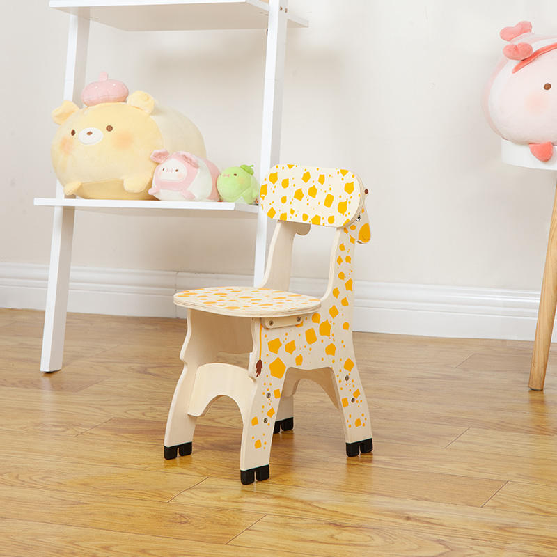 Wooden Giraffe Children's Chair