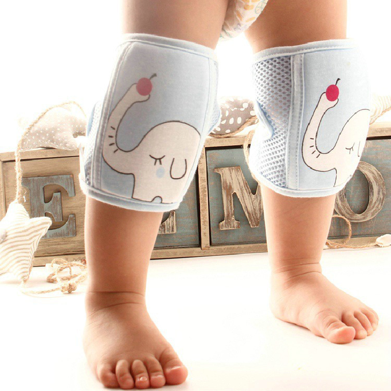 Safety Elastic Knee and Elbow Pads with Padding for Kids Crawling Joints