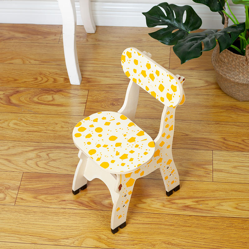 Wooden Giraffe Children's Chair