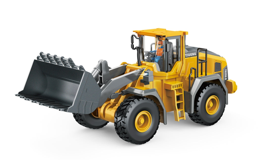 RC Loading Truck 9-Channel Remote Control Engineering Vehicle - Alloy Version