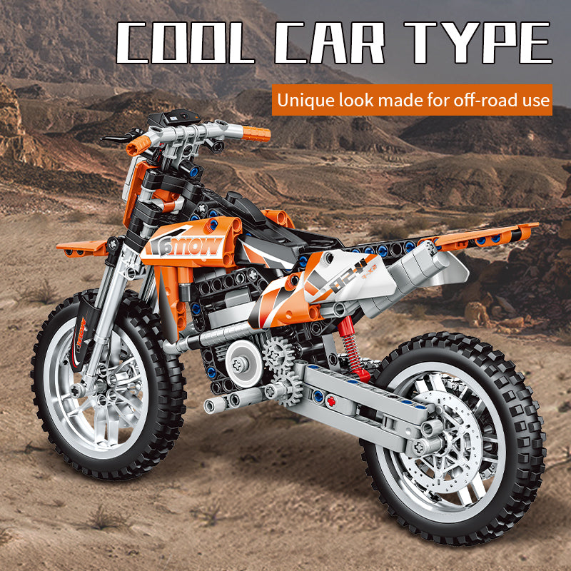 Technic Motorcycle Brick Building Blocks Motorcycle Model Toy