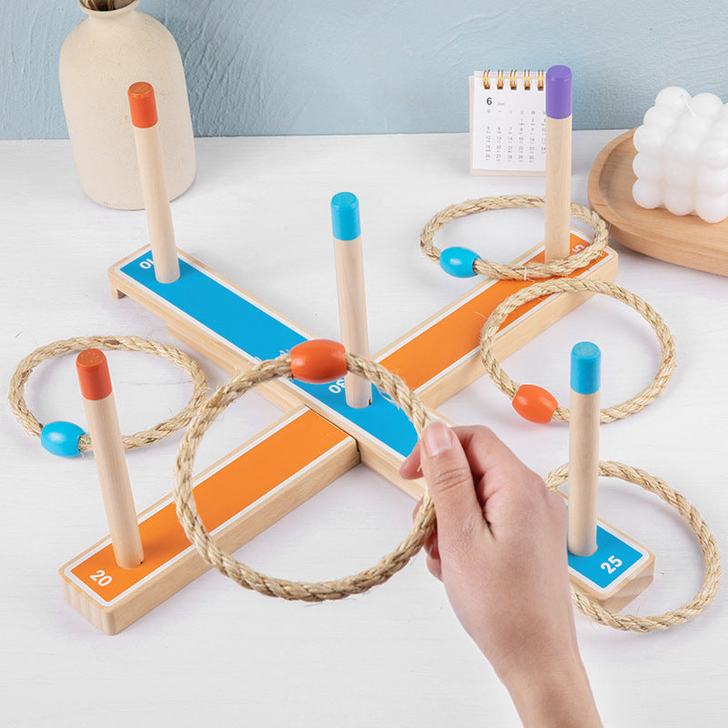 Wooden Ferrule Battle Game –  Parent-Child Interactive Toy