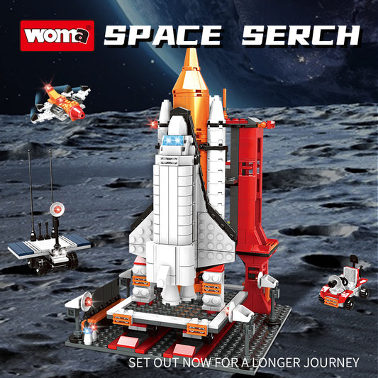 Aviation Space Ship Shuttle Building Block Brick Set Toy Aerospace Space Toy for Kids
