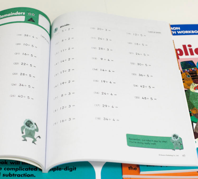 10 Volumes Kumon Math Workbooks Exercises: G1 to G4
