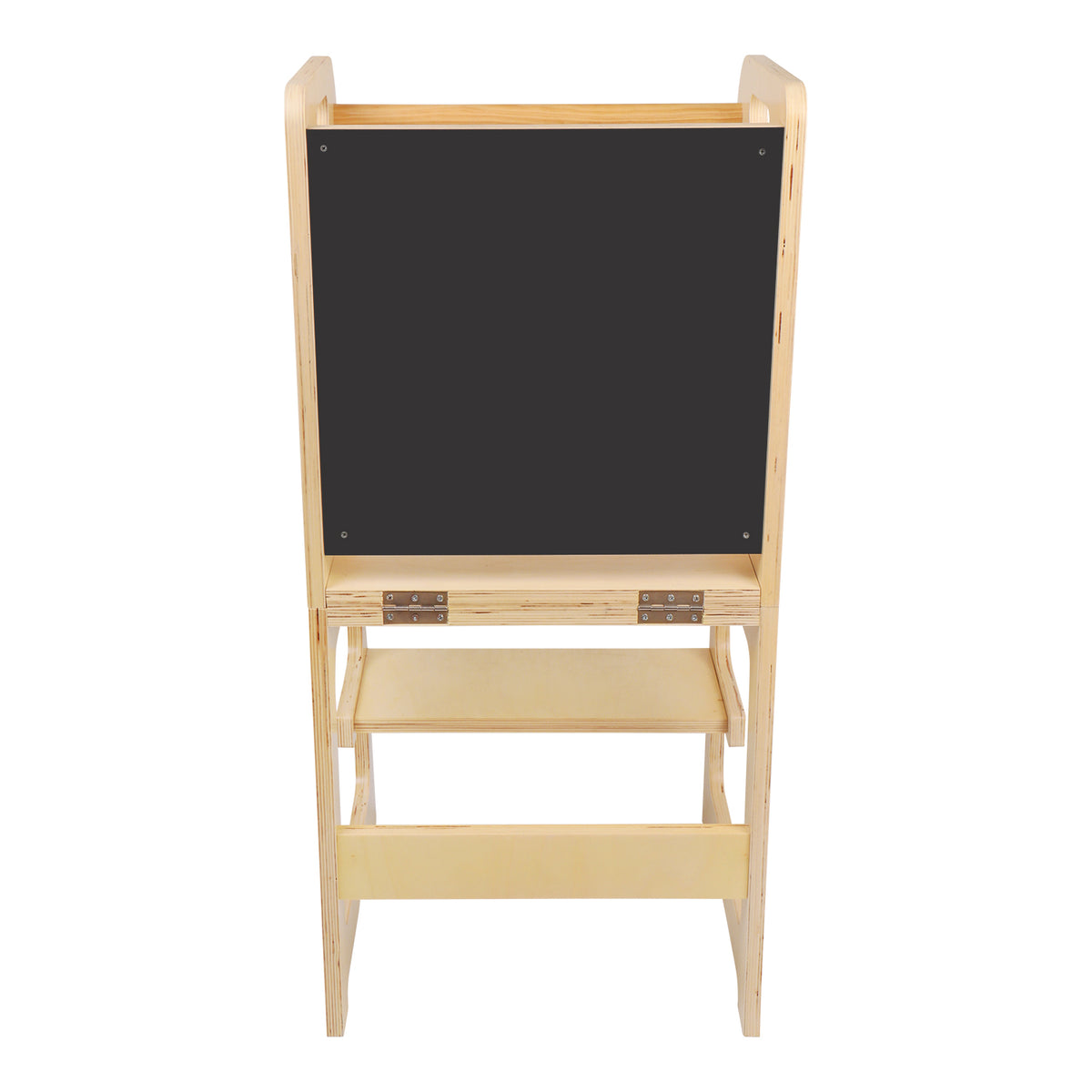 3-in-1 Foldable Learning Tower and steps with Chalkboard