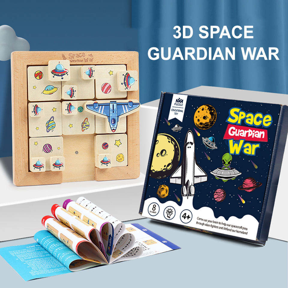 3D Space Guardian War Puzzle