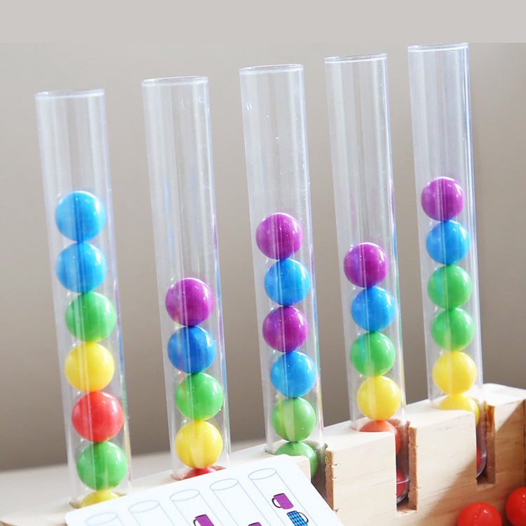 Wooden Clip Bead Game – Counting & Matching Activity for Fine Motor Skills