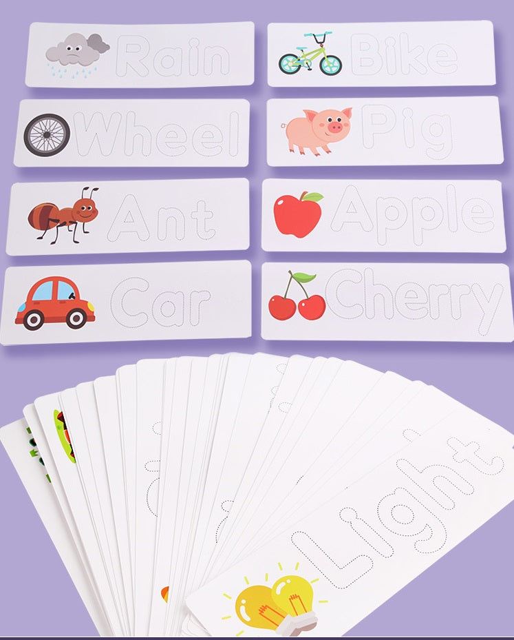 Montessori Wooden Letters – 78-Pc Jigsaw Word Spelling Toy